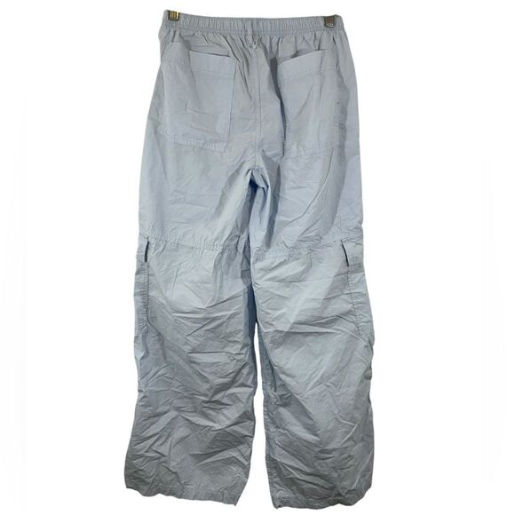 Wild Fable ladies cargo wide leg utility pants blue small cotton y2k style 90s - Picture 3 of 13